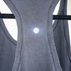 Lululemon dark gray racer back tank